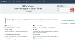 Desktop Screenshot of edrumbeats.com