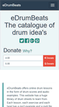 Mobile Screenshot of edrumbeats.com